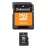 Card de memorie INTENSO 4034303010707, MicroSD 8GB, Class 4,  SD adapter