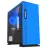 Carcasa fara PSU GAMEMAX EXPEDITION BL Blue, Micro-ATX