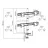 Настенное крепление SOPAR PLANO Desk 23-1010Q, 13"-23",  100x100,  8 кг,  Нержавеющая сталь