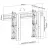Настенное крепление REFLECTA PLANO VIDEO HALL 60-6040, 32"-60",  600x400,  45 кг,  Чёрный