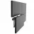 Настенное крепление REFLECTA PLANO VIDEO HALL 60-6040, 32"-60",  600x400,  45 кг,  Чёрный