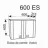Element bucatarie Ambianta Modul superior Cleo-2 600ES (pentru hota), Bardolino