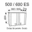 Element bucatarie Ambianta Modul superior Cleo-2 600ES (pentru hota), Wenge