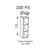 Element bucatarie Ambianta Modul superior Dolce 200FS (polite), Alb