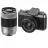 Camera foto mirrorless Fujifilm X-T100 dark silver/XC15-45mmF3.5-5.6 OIS PZ kit