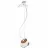 Fier de calcat Maestro MR -354, 1500 W,  Jet de abur,  1600  ml,  Alb,  Cafeniu