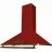 Hota KAISER A 6315 Rot Em Eco, 780  m³/h,  1 motor,  60 cm,  Filtru din aluminiu absorbant de grasimi,  Rosu