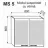 Element bucatarie Ambianta CARCASA PERLA MS5 (SUSPENDAT), Alb