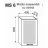 Element bucatarie Ambianta CARCASA PERLA MS6 (SUSPENDAT), Alb