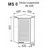 Element bucatarie Ambianta CARCASA PERLA MS8 (SUSPENDAT DE COLT), Alb