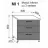 Element bucatarie Ambianta PERLA MI 1 (MODUL CU 3 SERTARE), Alb