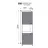 Кухонный элемент Ambianta Perla MM1 (Modul inalt p/u cuptor) Negru