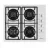 Plita incorporabila cu gaz WOLSER WL- F 6401 GT IC, White
