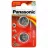 Baterie CR2025,  Blister*2,  Panasonic,  CR-2025EL/2B