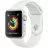 Smartwatch APPLE MTF22FS/A, GPS Only,  Silver Aluminum Case,  White Sport Band