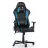 Fotoliu Gaming DXRacer Formula GC-F08-NB Black/Blue, Metal,  Piele eco,  Gazlift,  150 kg,  145-180 cm,  Negru,  Albastru