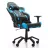 Fotoliu Gaming DXRacer Valkyrie GC-V03-NB Black/Blue, Metal,  Piele eco,  Piele PVC,  Gazlift,  150 kg,  165-195 cm,  Negru,  Albastru