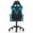 Fotoliu Gaming DXRacer Valkyrie GC-V03-NB Black/Blue, Metal,  Piele eco,  Piele PVC,  Gazlift,  150 kg,  165-195 cm,  Negru,  Albastru