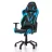 Fotoliu Gaming DXRacer Valkyrie GC-V03-NB Black/Blue, Metal,  Piele eco,  Piele PVC,  Gazlift,  150 kg,  165-195 cm,  Negru,  Albastru