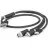 Cablu USB Cablexpert CC-USB2-AM31-1M, USB2.0 combo (3 in 1) 1m
