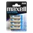Baterie MAXELL 723671.04.CN, LR03, AAA 4pcs Blister pack