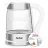 Ceainic electric Tefal KI730132 Glass, 1.7 l,  2200 W,  Sticla,  Plastic,  Filtru,  Indicator nivel apa,  Indicator functionare,  Transparent,  Gri,  Alb