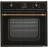 Cuptor electric incorporabil ZANETTI ZCE 60T BLACK RUSTIK, 60 l,  Grill,  Timer,  6 moduri,  Autocuratare traditionala,  Negru, A