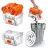 Aspirator cu filtru aqua THOMAS DRY & AQUA-BOX CAT & DOG, 240 W, 1700 W, 1.8 l, 82 dB, HEPA 13, Alb, Oranj