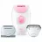 Epilator BRAUN SE3270L, 20 pinsete, 2 viteze, 2 duze, Alb, Roz