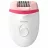 Epilator PHILIPS BRE255/00, 2 viteze, Alb, Roz