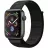 Smartwatch APPLE Watch 4 44mm Space Gray Aluminum Case with Black Sport Loop,  MU6E2 GPS
