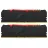 RAM HyperX FURY RGB HX432C16FB3AK2/16, DDR4 16GB (2x8GB) 3200MHz, CL16,  1.2V