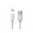 Cablu USB Hoco Lightning cable,  Magnetic U16 Silver