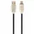Cablu USB Cablexpert Blister MicroUSB/USB2.0,    1.0 m,  Cablexpert Premium Rubber Black,  CC-USB2R-AMmBM-1M