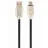 Cablu USB Cablexpert Blister MicroUSB/USB2.0,    2.0 m,  Cablexpert Premium Rubber Black,  CC-USB2R-AMmBM-2M
