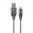 Кабель USB Cablexpert Blister MicroUSB/USB2.0,   1.0 m,  Cablexpert Cotton Braided Spacegrey/White,  CC-USB2B-AMmBM-1M-WB2