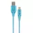 Кабель USB Cablexpert BLISTER MICROUSB/USB2.0,   2.0 M,   COTTON BRAIDED TURQUOISE BLUE/WHITE, CC-USB2B-AMMBM-2M-VW