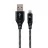 Cablu USB Cablexpert Blister Lightning 8-pin/USB2.0,   1.0m Cablexpert Cotton Braided Black/Wnite,  CC-USB2B-AMLM-1M-BW