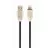Cablu USB Cablexpert Blister Lightning 8-pin/USB2.0,  2.0m Cablexpert Premium Rubber Black,  CC-USB2R-AMLM-2M