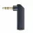 Cablu audio Cablexpert AUDIO STEREO ADAPTER 3.5 MM,  ANGLED 90 °,  3-PIN M TO 3-PIN F,  ,  A-3.5M-3.5FL
