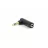 Кабель аудио Cablexpert Audio stereo adapter 3.5 mm,  angled 90 °,  3-pin M to 3-pin F,  Cablexpert,  A-3.5M-3.5FL