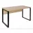 Mobilier de birou OEM B-130, PAL melaminat, Sonoma, Negru,, 130 x 75 x 68