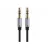 Cablu audio OEM GENUINE Remax AUX cable,  1M Black
