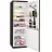 Холодильник ZANETTI SB 155 Black, 220 л,  Ручное размораживание,  Капельная система размораживания,  155 cм,  Черный, А+