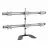 Настенное крепление REFLECTA PLANO DESKSTAND 23-1010S, 13"-23",  ±15 °,  100x100,  8 кг,  Хром