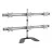 Настенное крепление REFLECTA PLANO DESKSTAND 23-1010S, 13"-23",  ±15 °,  100x100,  8 кг,  Хром