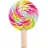 Надувная игрушка INTEX Saltea gonflabila LOLLIPOP 198x127x24cm