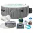 Bazin gonflabil INTEX Jacuzzi SPA Greywood, 795 l,  196 x 71 cm,  4 persoane