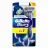 Aparat de ras Gillette BLUE III, 3+1 buc,  Albastru