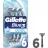 Aparat de ras Gillette BLUE III COOL, 6 buc,  Albastru